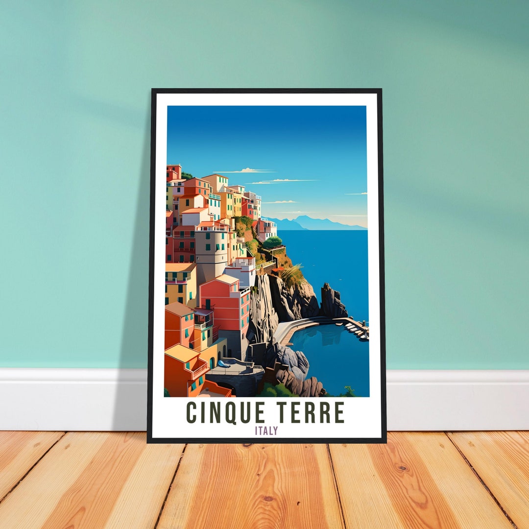 Cinque Terre Travel Print Wall Art Cinque Terre Wall Hanging Home Décor ...