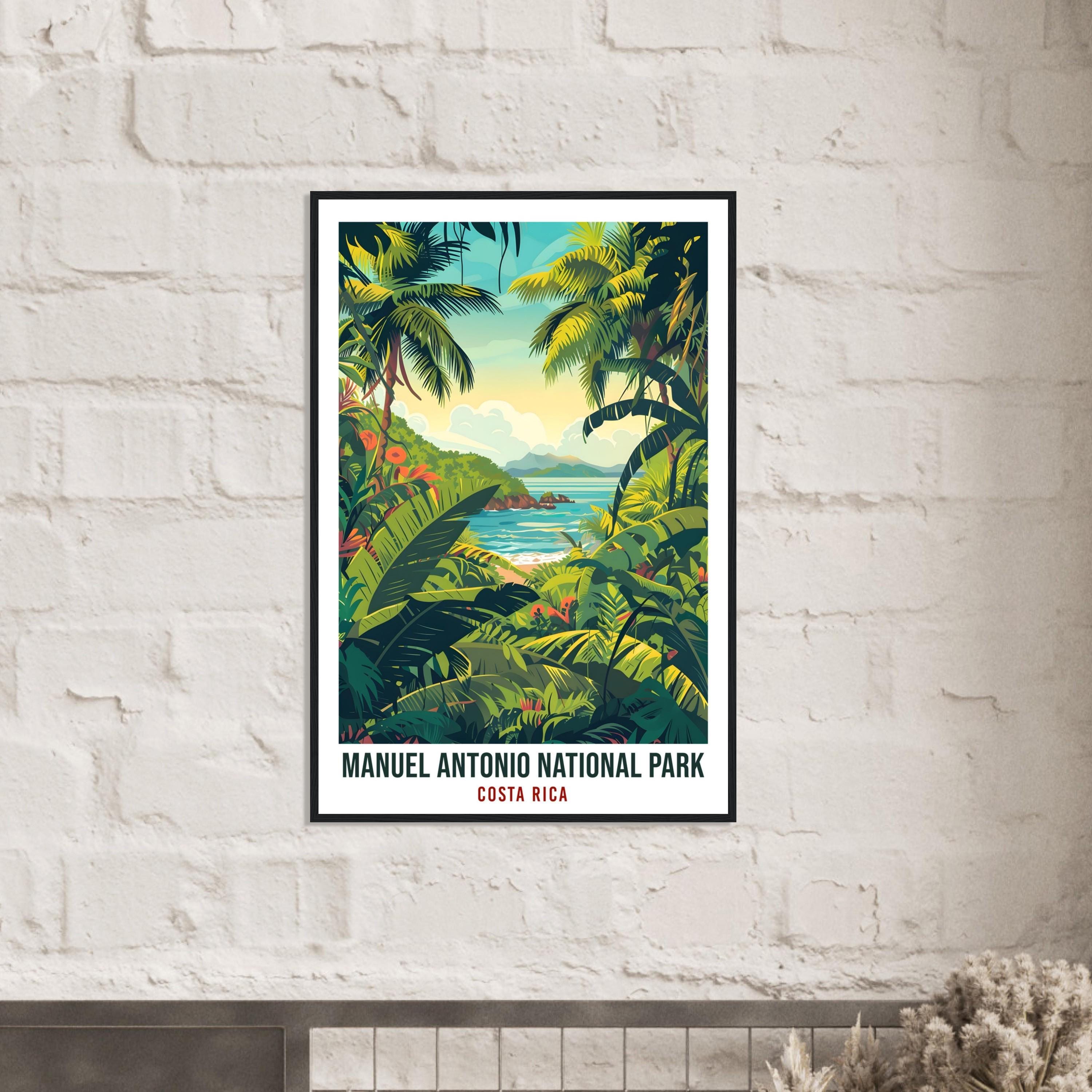Manuel Antonio Travel Print – Scenic Costa Rican Wall Art