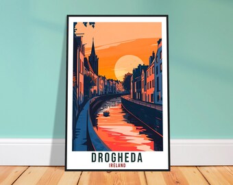 Drogheda Travel Print – Watercolour Irish Wall Art for Gallery Wall, Heritage Keepsake