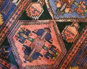 4.0 x 7.5 Vintage Top Quality Turkish Veg Dye Fine Hand Woven Area Rug
