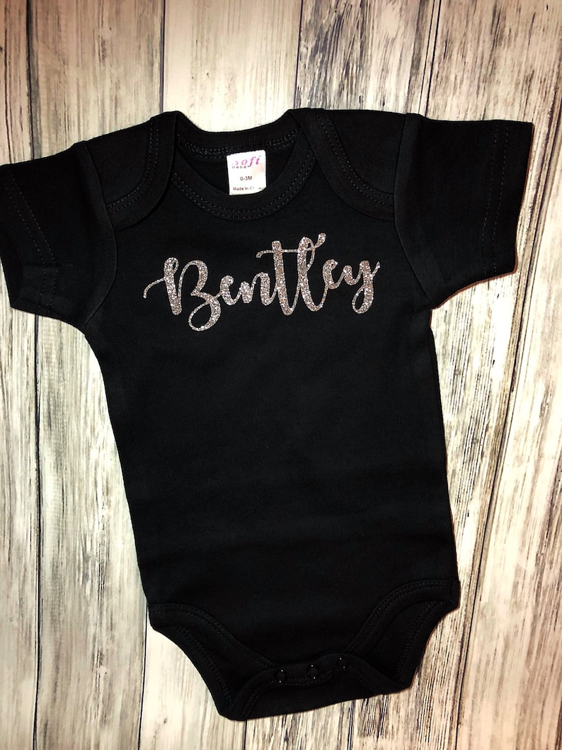 Personalized clothing Bonita gold name black shirtPersonalized baby clothingBaby shower gift for girlbaby girl custom Cinco de Mayo shirt