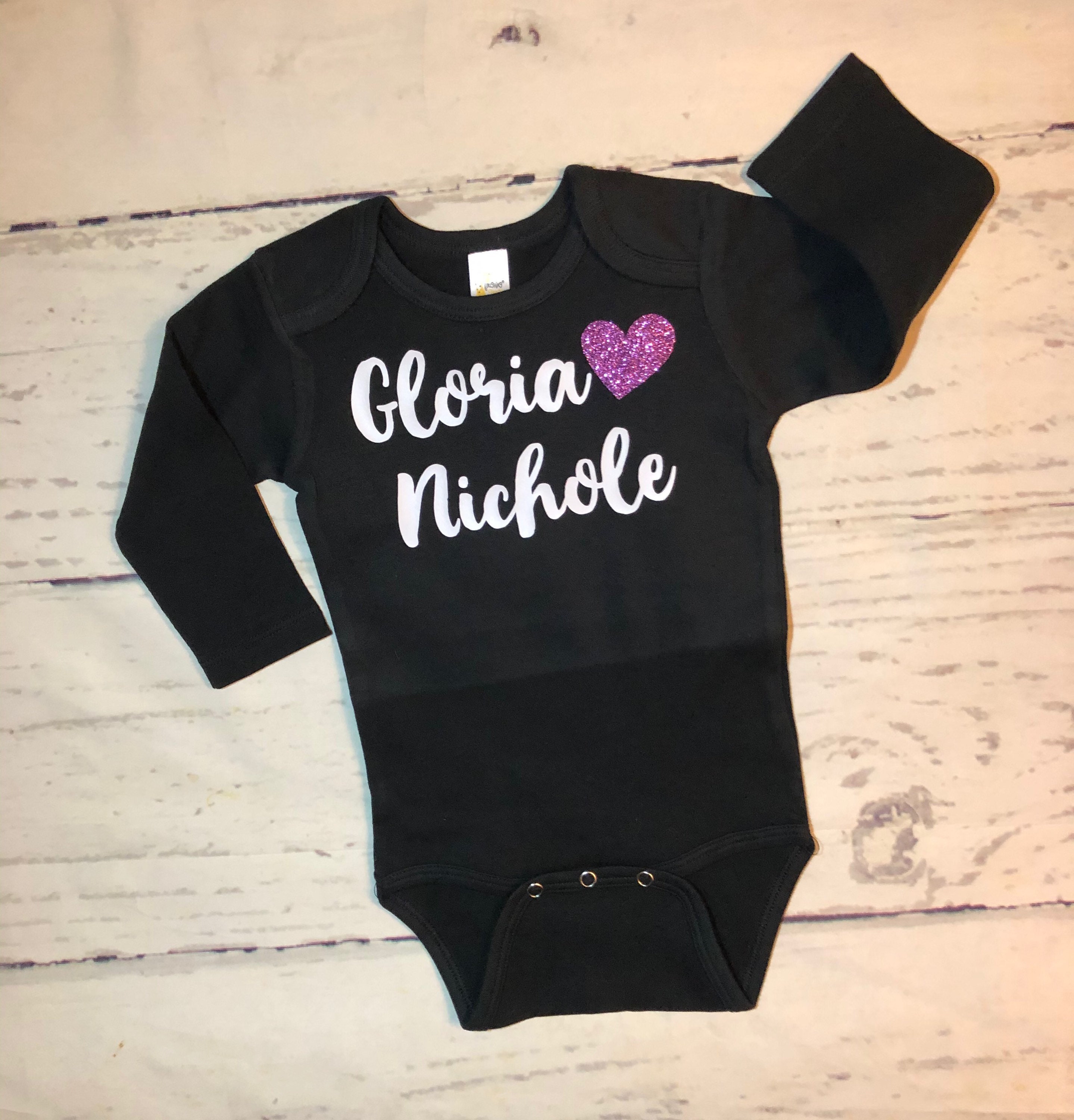 Baby girl custom name outfit/Baby girl coming home outfit Etsy
