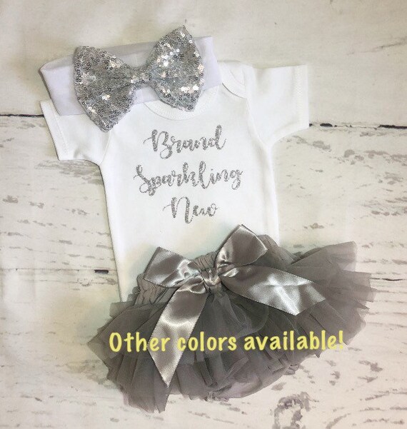 Brand Sparking New Baby Girl Coming Home Outfit Going Home Outfit