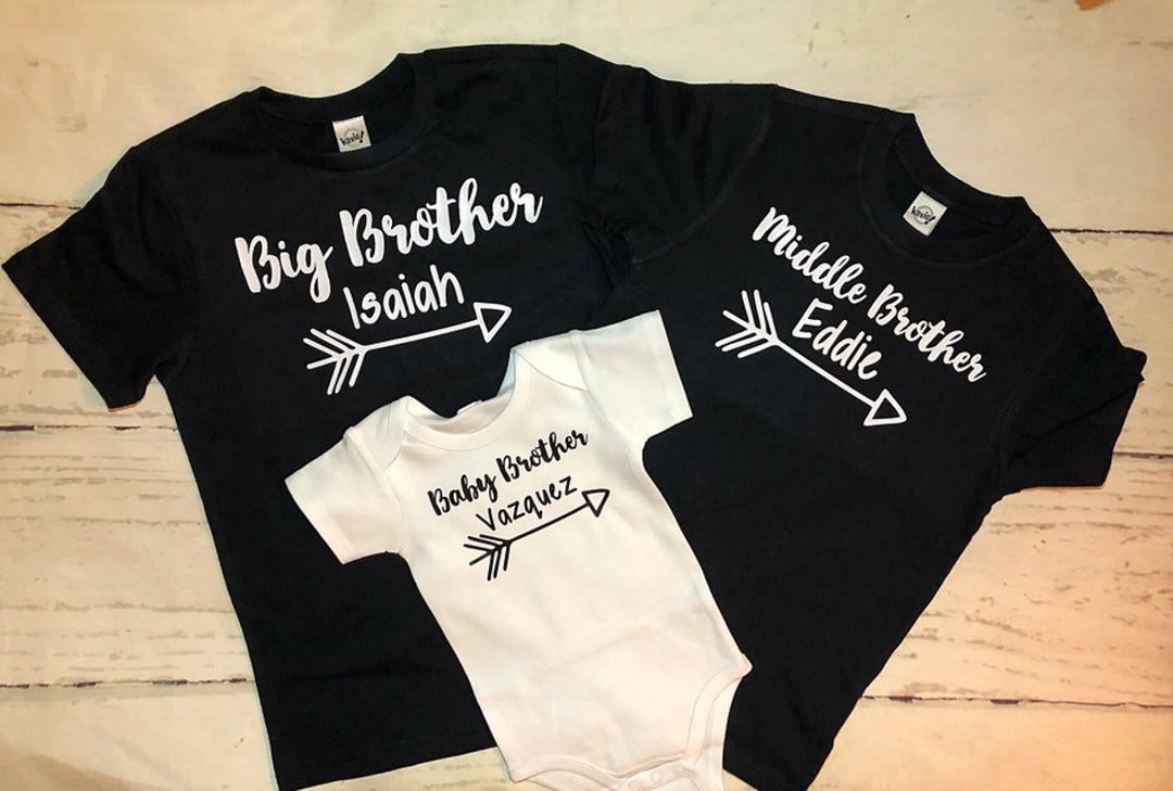 Camisas de hermanos personalizadas camisas a juego camisetas