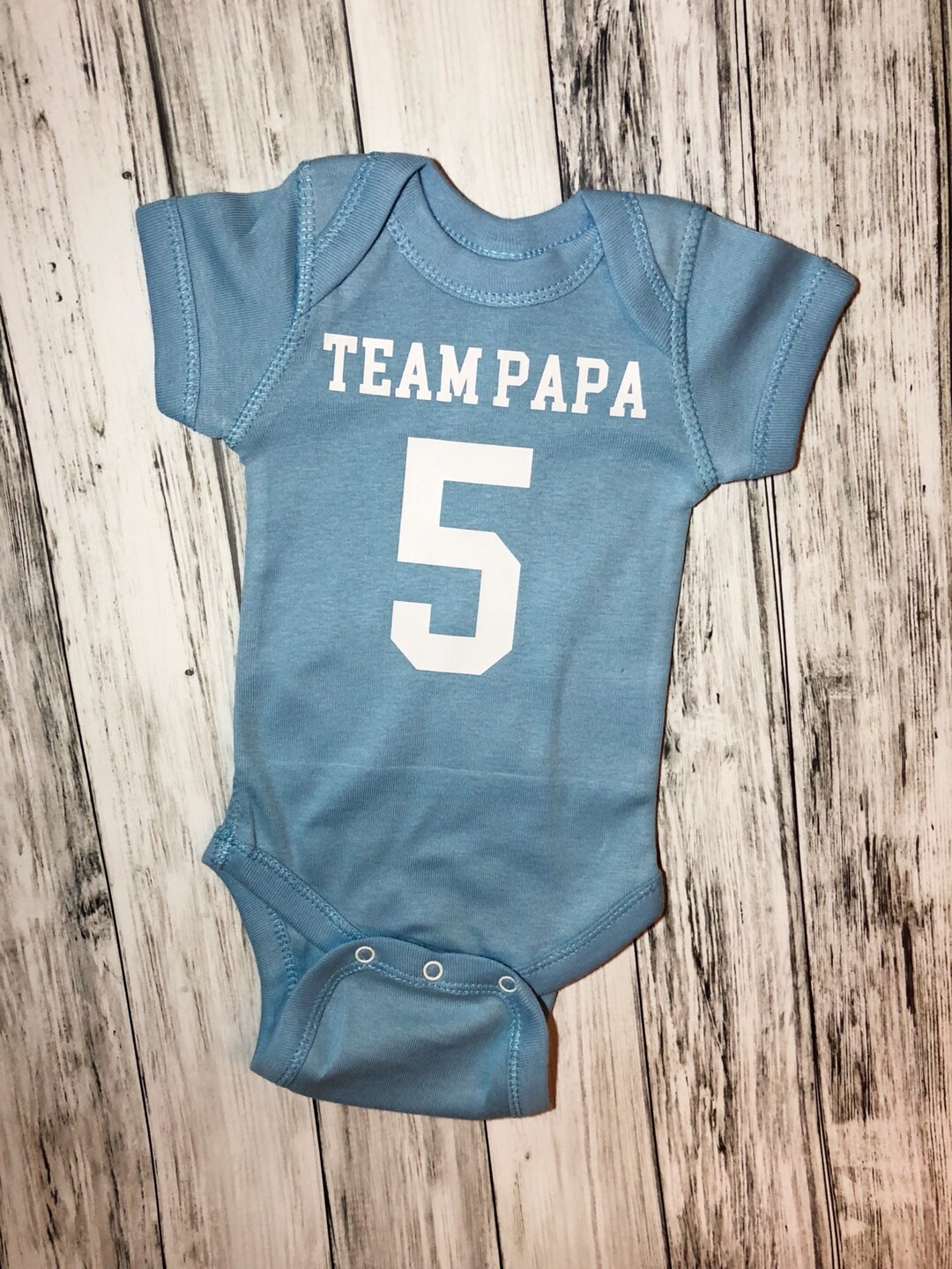 Baby Personalized Number Team Jersey Custom Newborn Jersey Etsy