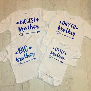 Biggest Brother Bigger Brother Big Brother Little Brother - Etsy
