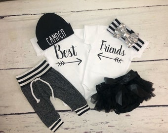 Boy Girl Twin Outfit Etsy Boy Girl Twin Outfit Etsy