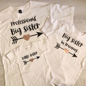 Big and Little Brother Shirts Personalized, Third Baby Announcement ...