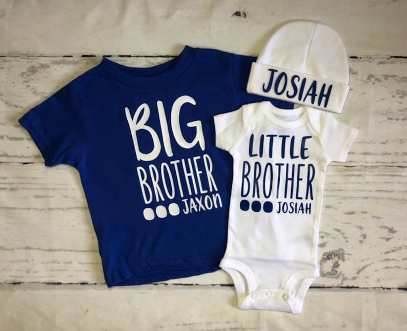 Big Brother Little Brother Shirts Personalized Brother - Etsy