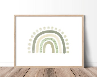 green nursery decor