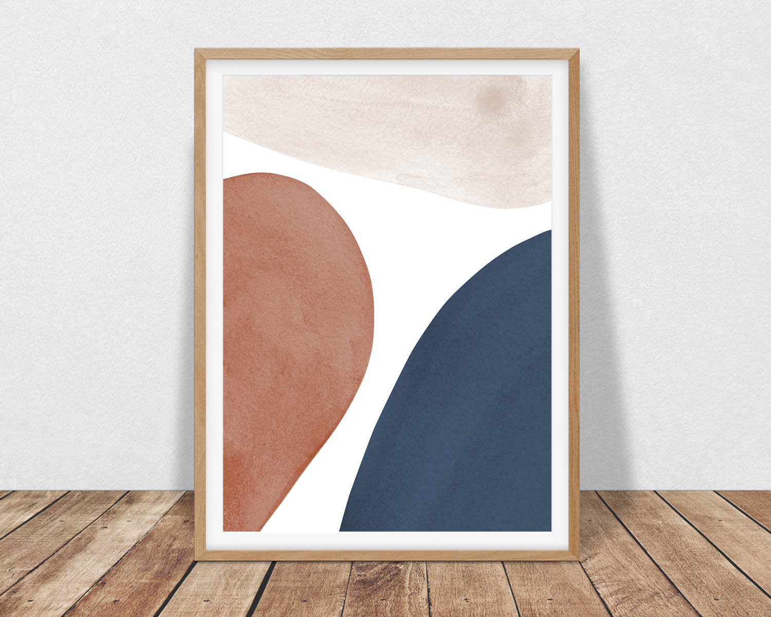 Printable Abstract Art Set of 2 Prints Featuring Terracotta | Etsy