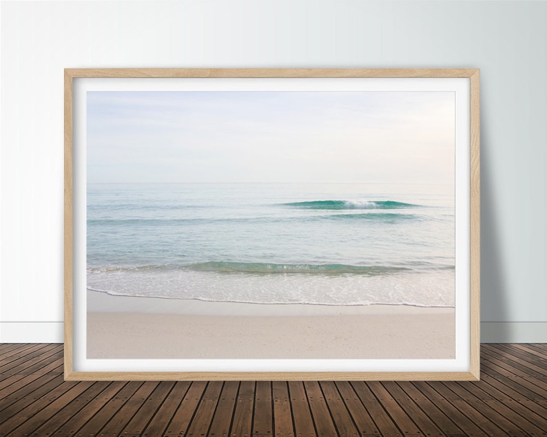 Beach Photography Printable Wall Art Turquoise Ocean Beach Etsy