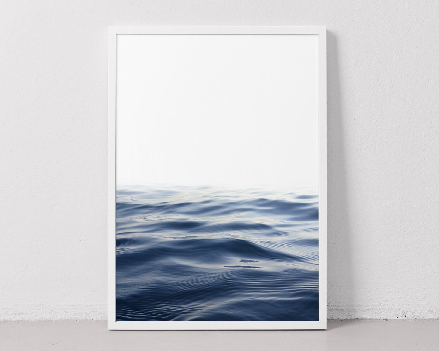 Ocean Print Navy Blue Coastal Wall Art Ocean Photography Etsy Australia