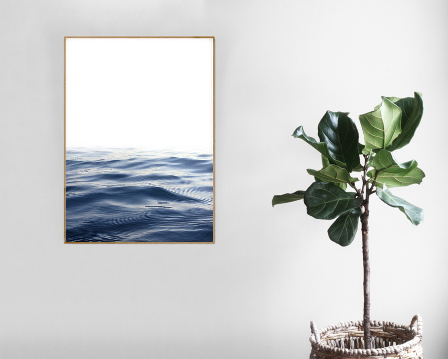 Ocean Print Navy Blue Coastal Wall Art Ocean Photography Etsy Australia