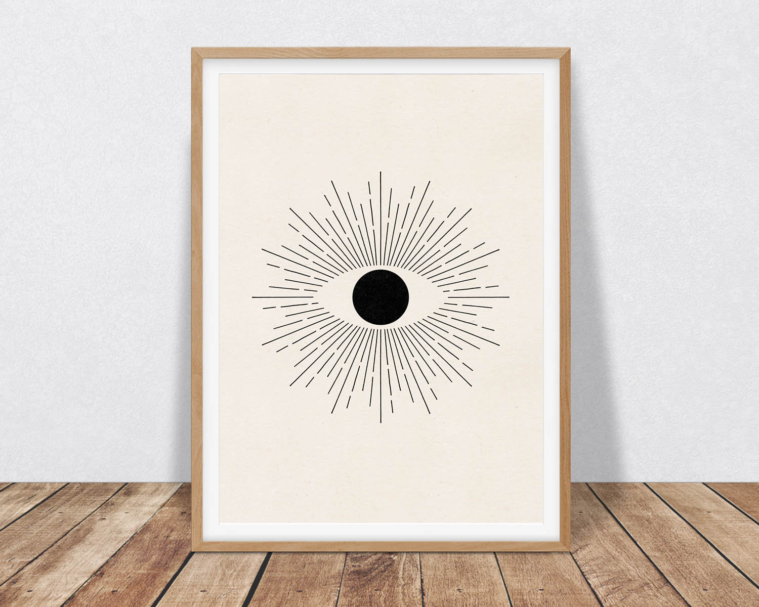Boho All Seeing Eye Print Sunburst Printable Wall Art - Etsy Australia