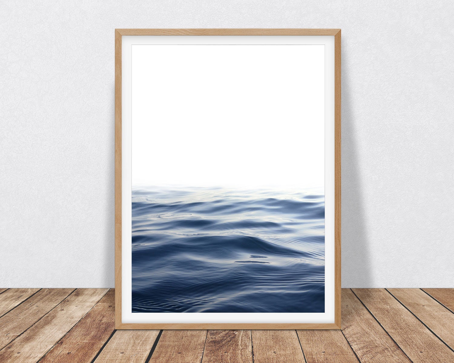 Ocean Print Navy Blue Coastal Wall Art Ocean Photography Etsy Australia