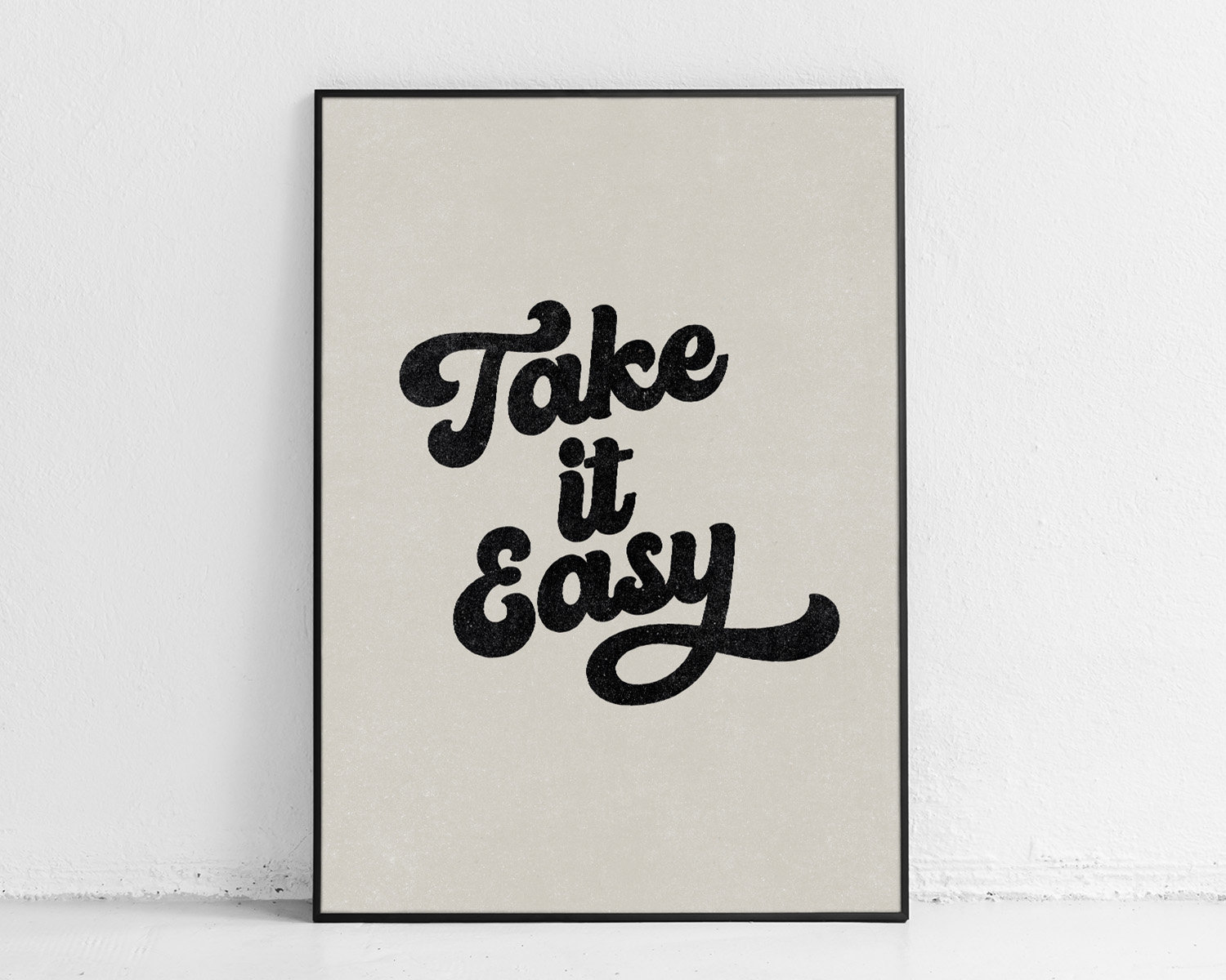 Take It Easy Print - Etsy