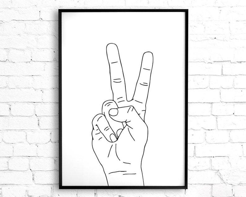 Relaxation Indicator Printable Wall Artwork, Leisure Arms Hand Gesture Print, Rest Hand Line Drawing Print, Leisure Indication Print photo about Printable Peace Sign named Relaxation Indicator Printable Wall Artwork, Leisure Hands Hand Gesture Print, Rest Hand Line Drawing Print, Relaxation Indicator Print