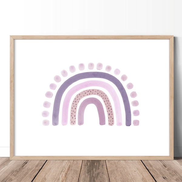 Pink Purple Nursery Etsy