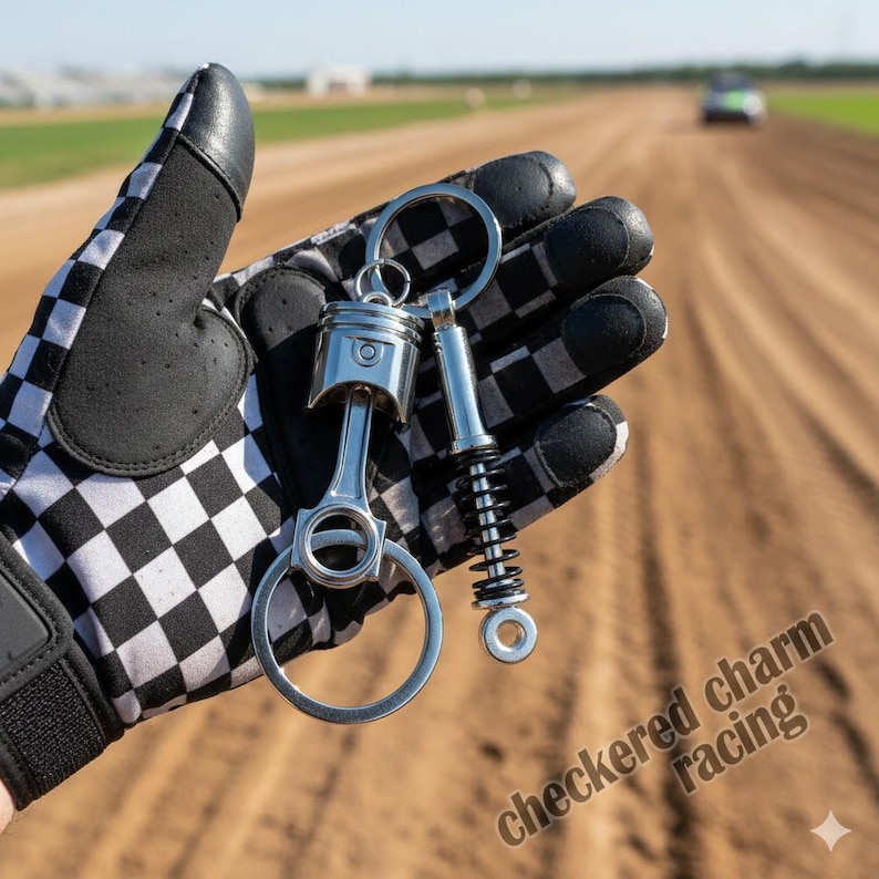 Coilover Keychain Engine Piston & Coilover Shock Keychain Set, Mechanic Gift - Etsy