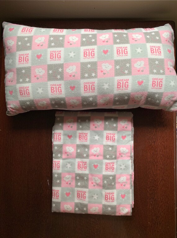 Christmas Gift Blanket Pillow Kids Toddler Nursing Pink White Etsy