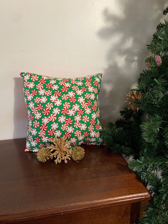 Christmas Holiday Peppermint Candy Pillows Home Decor Etsy