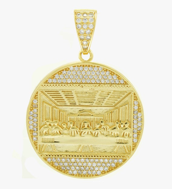 Last Supper Pendant With Chain - Etsy 