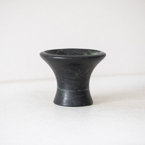 Base shell made of green-black marble, Italy 1960s
