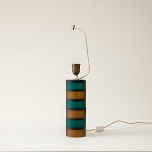 Murano glass table lamp, Italy 1950s