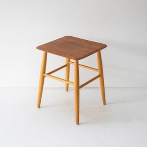 &#39;Fanett&#39; stool by Ilmari Tapiovaara for Edsby Verken, Sweden 1950s