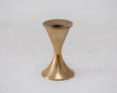 Brass candlestick in Diabolo shape, Austria 1950s 1