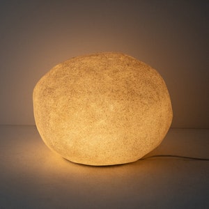 Large Moon Rock Floor or Table Lamp by Andre Cazenave for Atelier A, France 1960s image 4