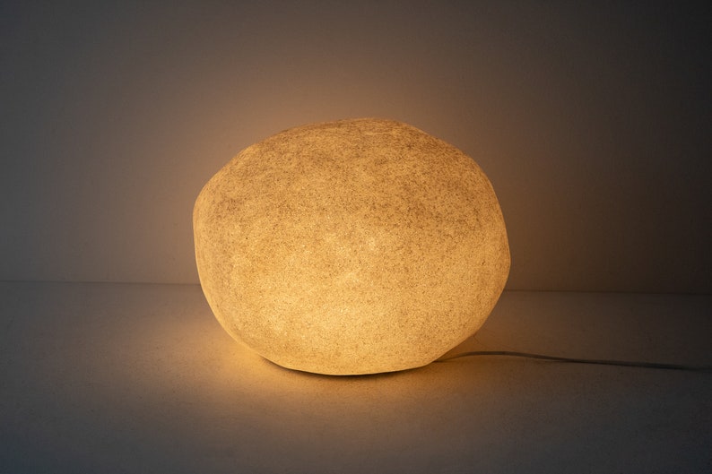 Large Moon Rock Floor or Table Lamp by Andre Cazenave for Atelier A, France 1960s image 4