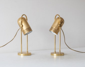 Pair (2) of table lamps by Rolf Krüger for Heinz Neuhaus, Germany 1970s
