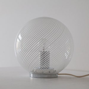 Table lamp made of Murano glass, Italy around 1970