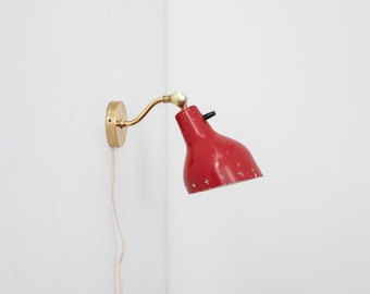 Perforated wall lamp by Armaturhantverk Göteborg, Sweden, 1950s
