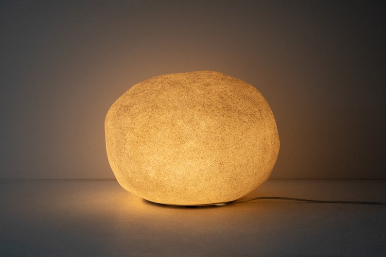 Large Moon Rock Floor or Table Lamp by Andre Cazenave for Atelier A, France 1960s image 3