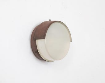 Falkenbergs Belysning outdoor wall lamp in patinated copper, Sweden 1960s