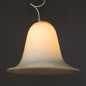 large Swirl pendant lamp made of Murano glass, Italy 1960s