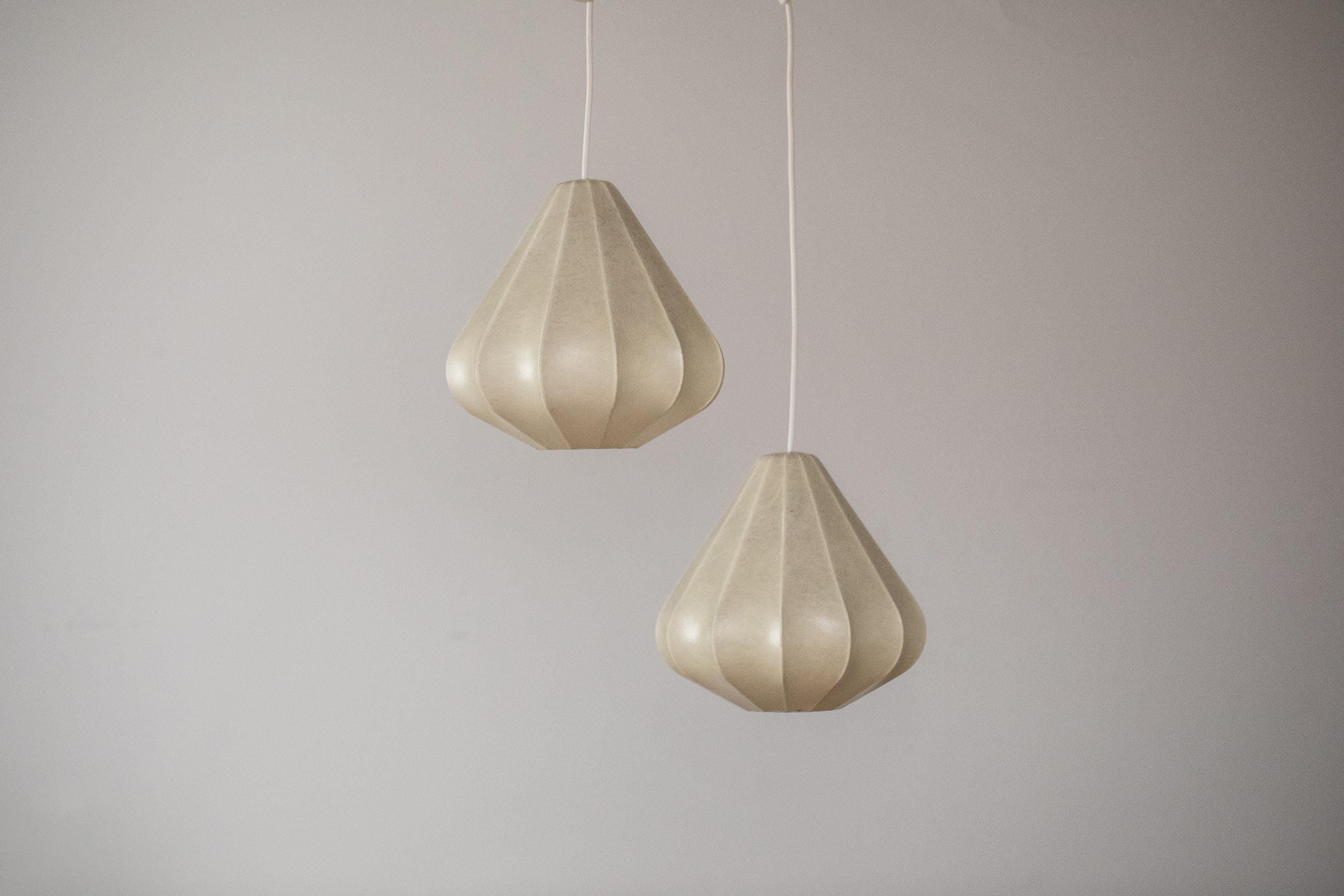 Goldkant/FriedelWauer/カスティリオーニ/Cocoon 1 of 2 Cocoon Pendant Lamp by Friedel Wauer for Goldkant Leuchten