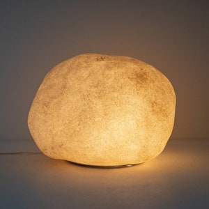 Large Moon Rock Floor or Table Lamp by Andre Cazenave for Atelier A, France 1960s image 8