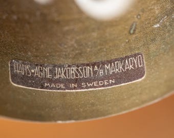 Hans Agne Jakobsson Chandelier, Model L 64/EL, Sweden, 1960s - Etsy