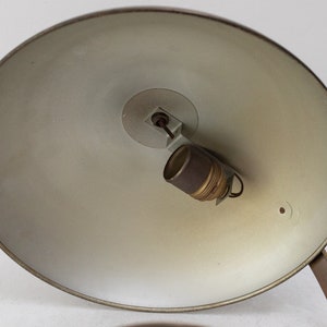 Bauhaus table lamp made of brass, Germany 1930s image 10