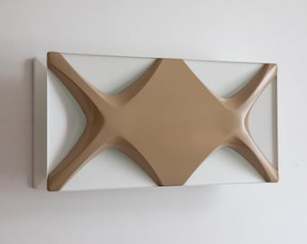 1 de 3 apliques de pared NOS Space Age de Klaus Link para Neuhaus Leuchten, Alemania, década de 1970