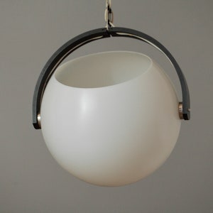 adjustable Temde pendant lamp Mod. 727 made of wood and plastic, Germany 1960s