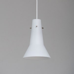 Rupert Nikoll pendant lamp made of opal glass, Austria 1950s