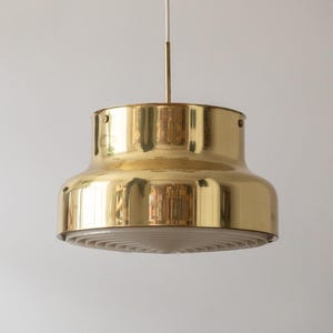 large &#39;Bumling&#39; pendant lamp made of brass by Anders Pehrson for Ateljé Lyktan, Sweden 1960s