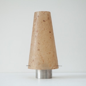Vintage table lamp made of fiberglass and stainless steel 70s 80s 80s table lamp fibreglass and stainless steel Mid Century Space Age