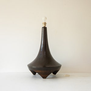 huge Søholm Stentøj table lamp made of ceramic, Denmark 1960s