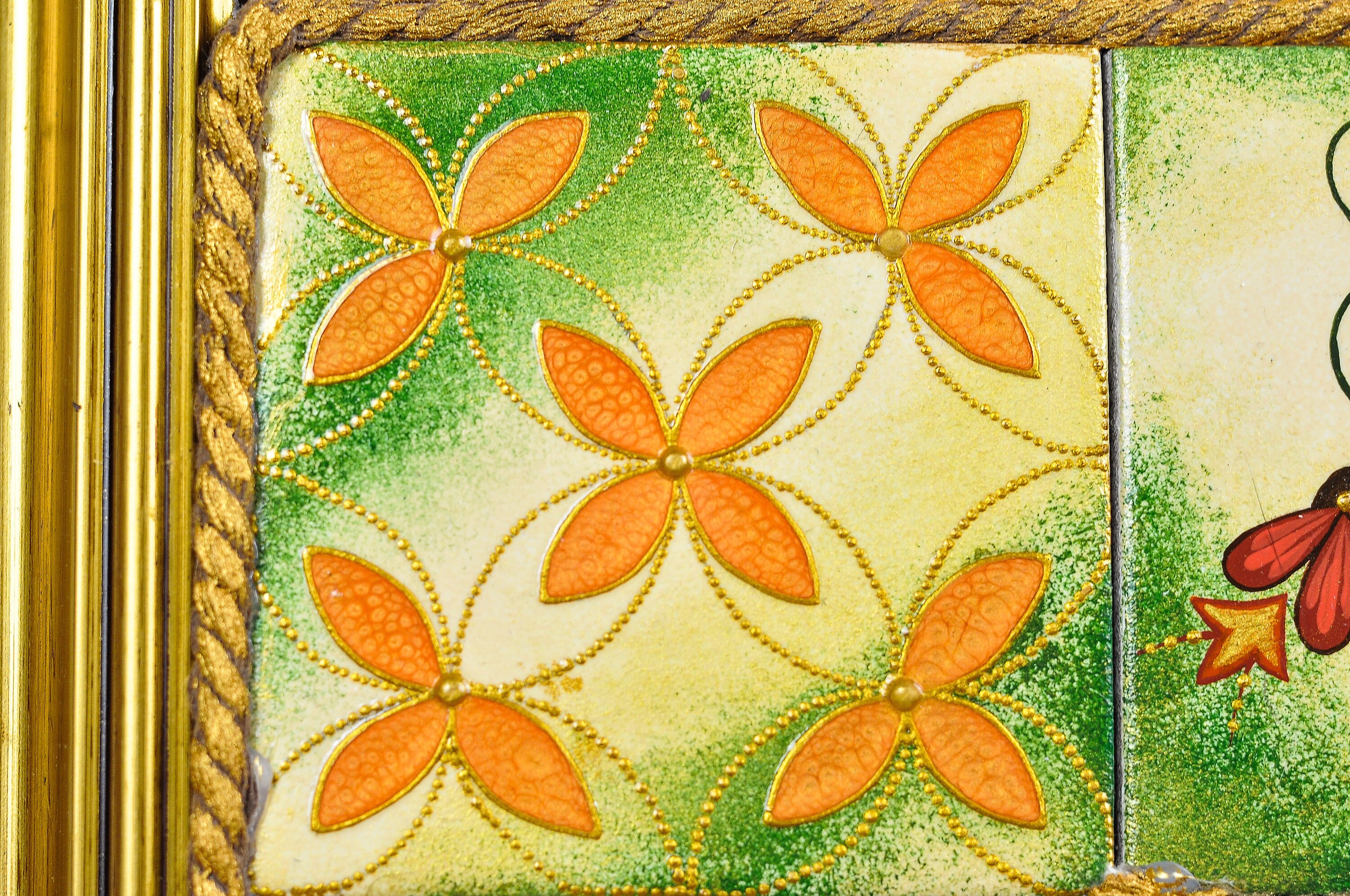 Boho mosaic mirror wall hanging mirror boho mirror tiled Etsy